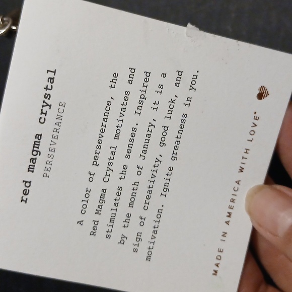 NWT Alex and Ani red magma crystal bracelet - Picture 5 of 6